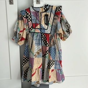 Hunter Bell Britton dress patchwork, new with tags